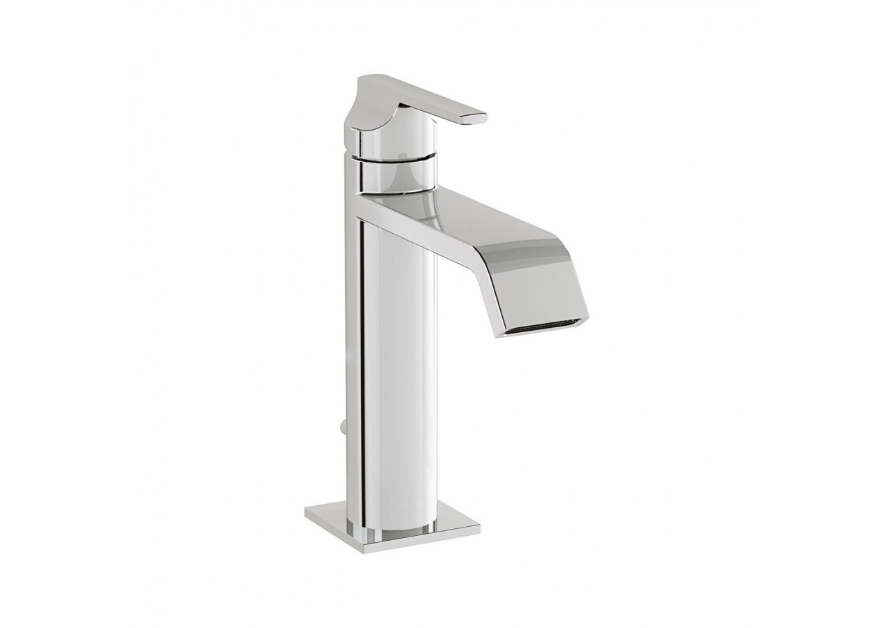 Mitigeur de lavabo-Poignée sur le dessus, avec tirette_Chromé - A42817 - Vitra