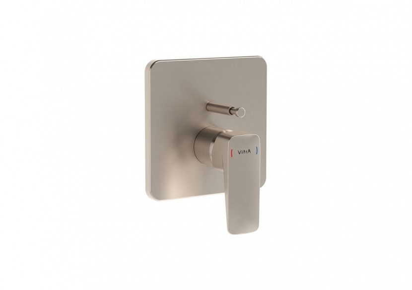 Mitigeur encastré bain/douche - Partie visible - 2,9 kg - Nickel brossé -A4282834EXP-Vitra