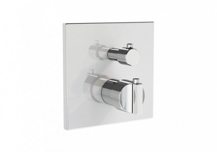 Mitigeur thermostatique bain/douche à encastrer_Chromé - A42873 - Vitra