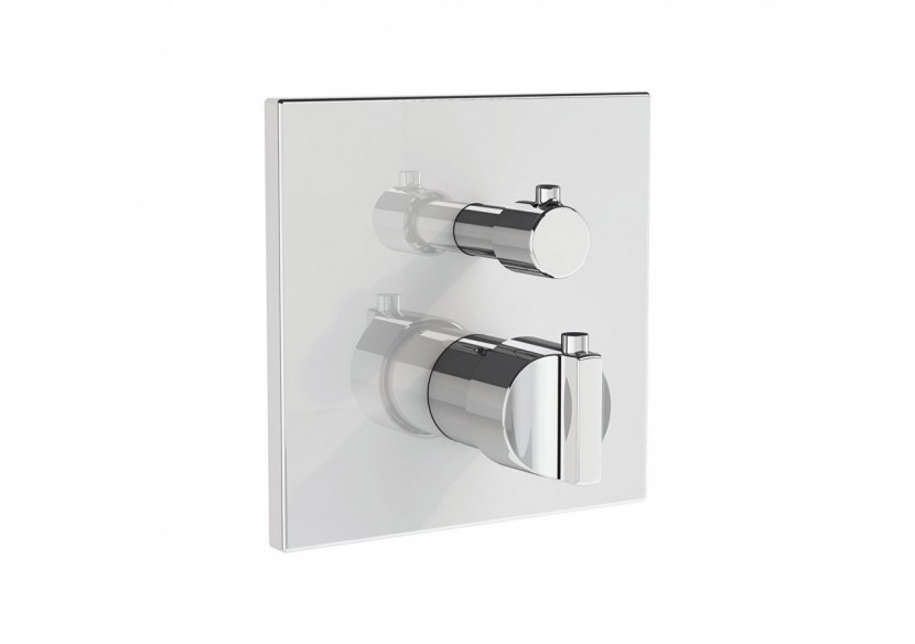 Mitigeur thermostatique bain/douche à encastrer_Chromé - A42873 - Vitra