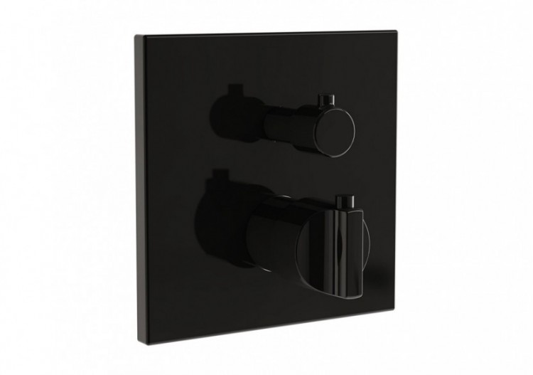 Mitigeur thermostatique de douche à encastrer_Noir brillant - A4287439 - Vitra