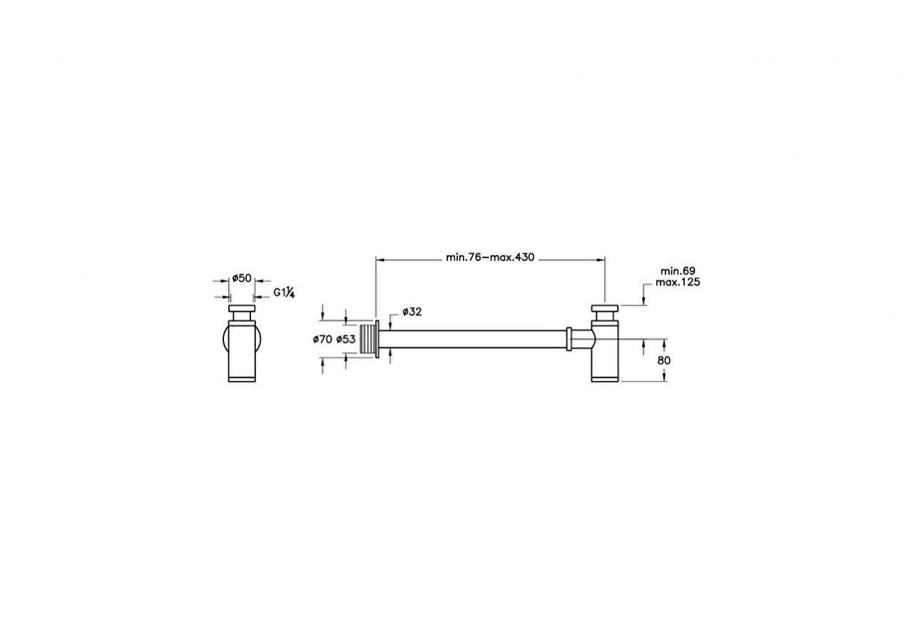 Liquid Siphon chromé