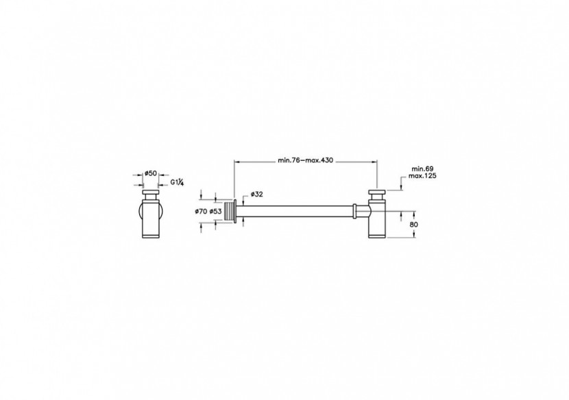 Liquid Siphon chromé