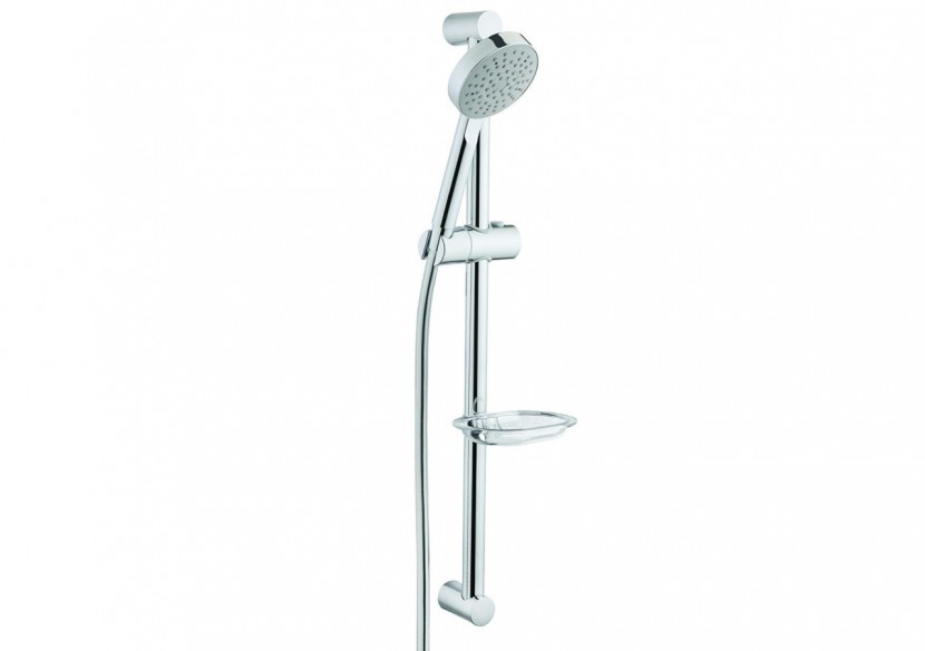Master set de douche, douchette avec 1 jet et fonction anticalcaire Easy Clean - A45693EXP - Vitra