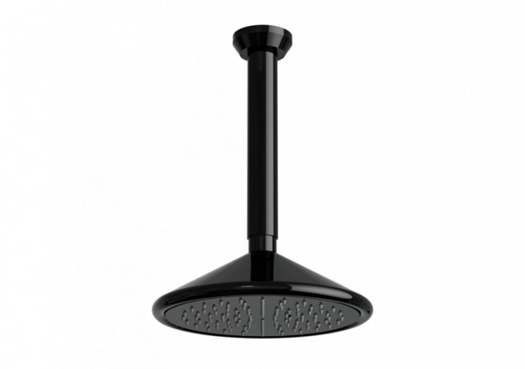 Liquid Pomme de douche Noir brillant - A4575039 - Vitra