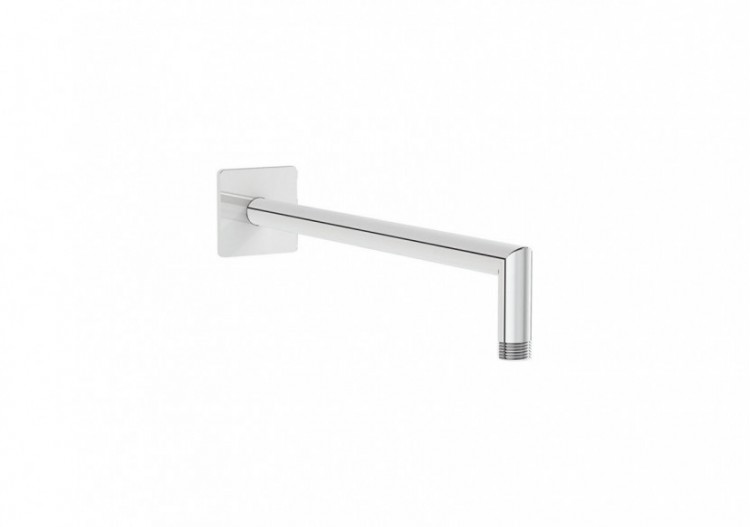 Raccord pour tête de pluie mural, angle 90°_Chromé