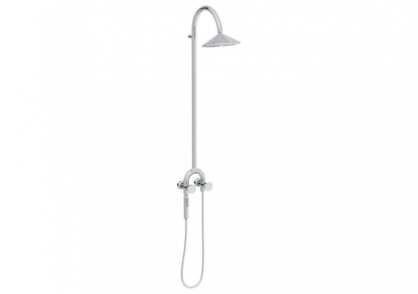 Colonne de douche thermostatique avec douchette magnétique - Chromé - A47219 - Vitra