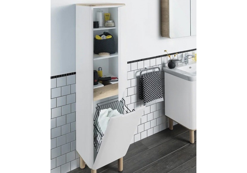 Sento colonne,40cm, blanc mat, 2 portes, charnière à droite - 60848 - Vitra