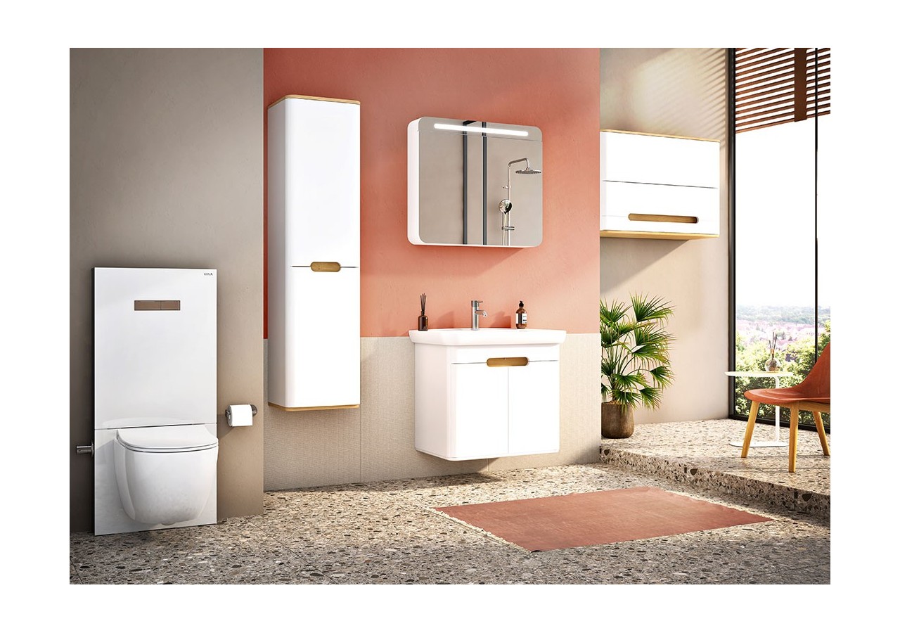 Sento colonne,40cm, blanc mat, 2 portes, charnière à droite - 60848 - Vitra