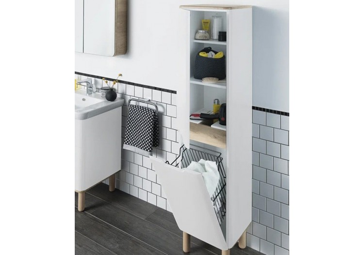 Sento colonne,40cm, blanc mat, 2 portes, charnière à gauche - 60860 - Vitra 2