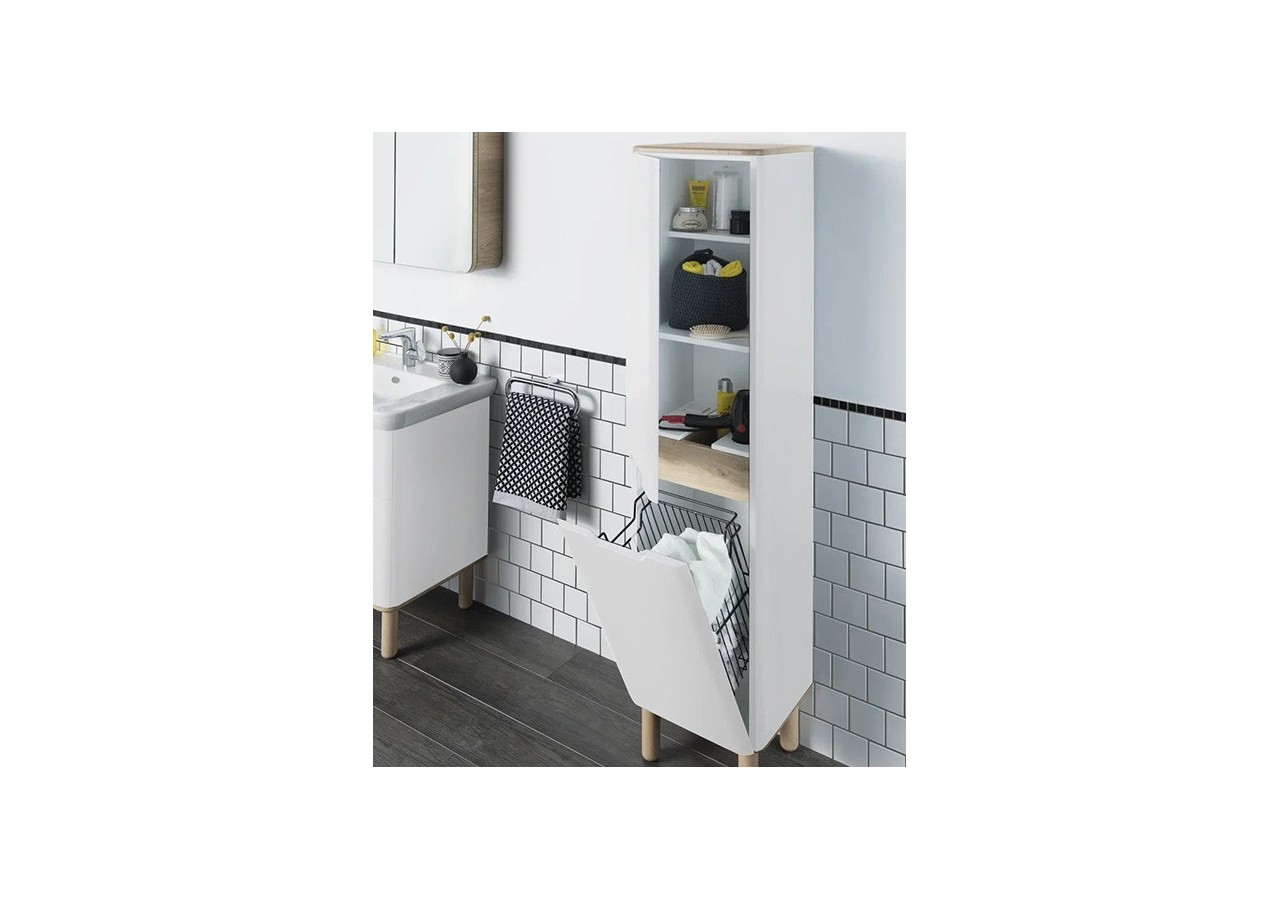 Sento colonne,40cm, blanc mat, 2 portes, charnière à gauche - 60860 - Vitra