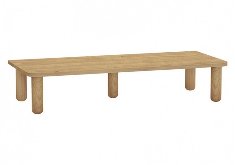 Sento console &pieds du meuble, 95 cm, décor chêne naturel, avec 5 pieds de meuble - 60872 - Vitra