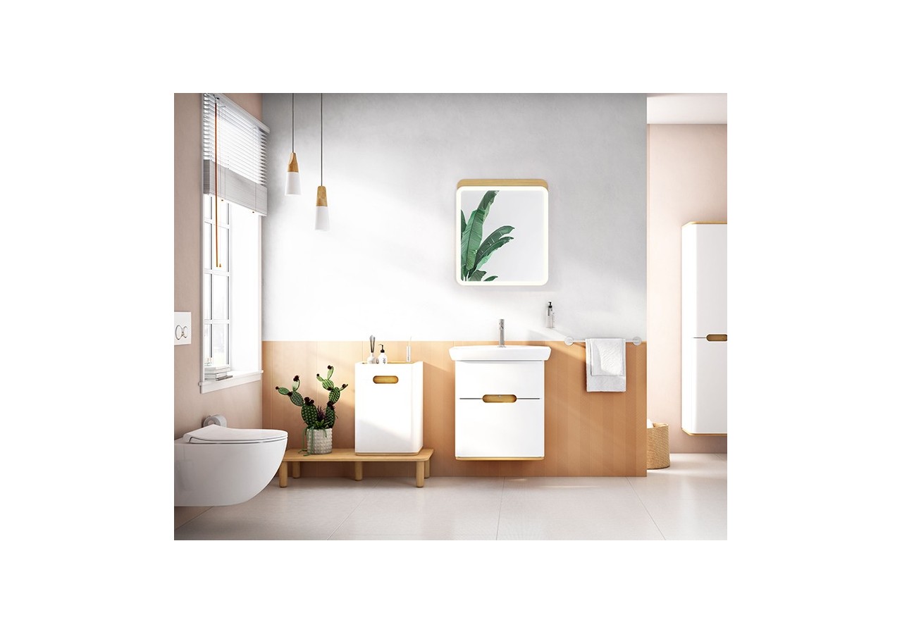 Sento console &pieds du meuble, 95 cm, décor chêne naturel, avec 5 pieds de meuble - 60872 - Vitra