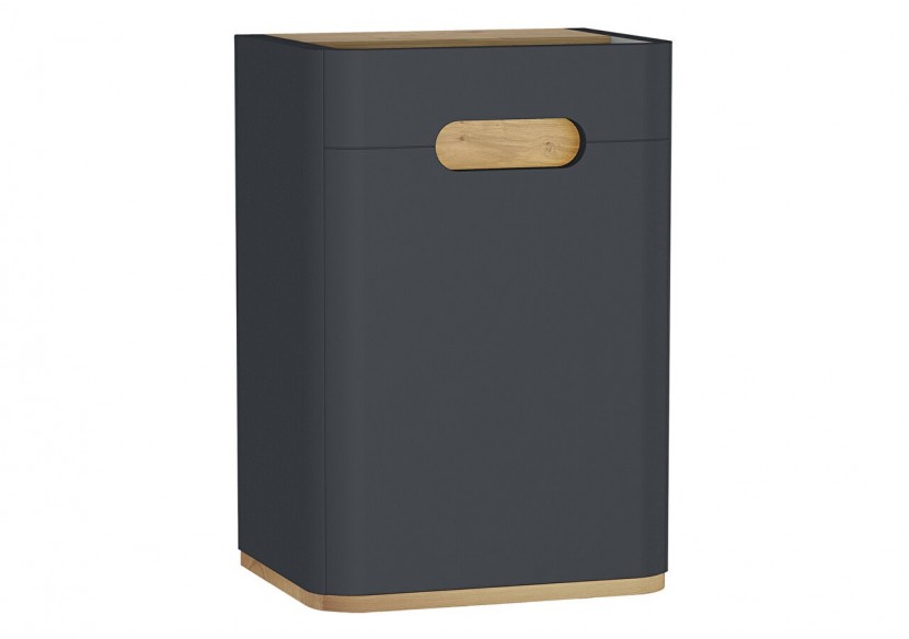 Sento armoire mi-haute,40cm, anthracite mat, 1 porte, charnière à droite - 60878 - Vitra