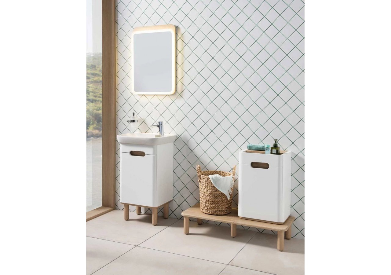 Sento armoire mi-haute,40cm, blanc mat, 1 porte, charnière à gauche - 60882 - Vitra