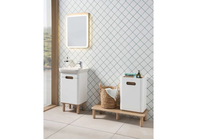 Sento armoire mi-haute,40cm, blanc mat, 1 porte, charnière à gauche - 60882 - Vitra