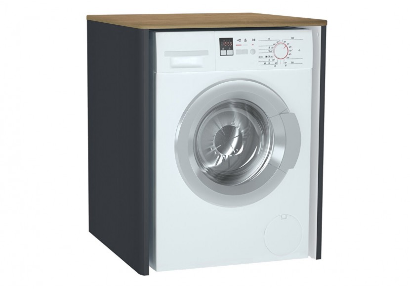 Sento unité lave-linge, 70 cm, sans corbeille à linge, anthracite mat - 61522 - Vitra Sento unité lave-linge, 70 cm, sans corbeille à linge, anthracite mat - 61522 - Vitra