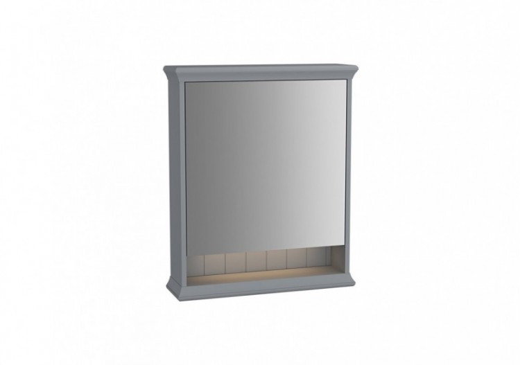 Valarte armoire de toilette, 65 cm, gris mat, porte à gauche - 62226 - Vitra