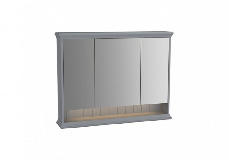 Valarte armoire de toilette, 100 cm, gris mat - 62235 - Vitra