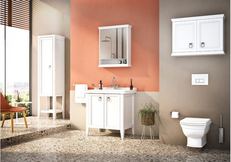 Valarte armoire haute, 55 cm, porte à gauche, blanc mat - 62240 - Vitra 2