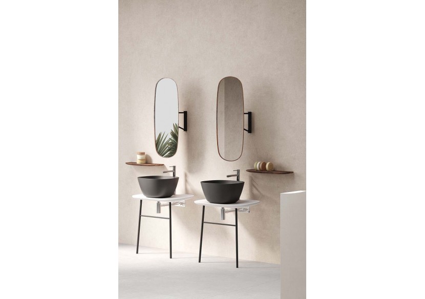 Plural console murale basse pour vasque, blanc, 68,5 cm - 62560 - Vitra