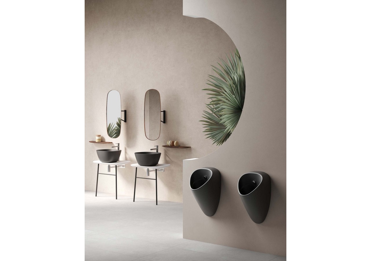 Plural console murale basse pour vasque, Edelweiss, 68,5 cm - 62561 - Vitra