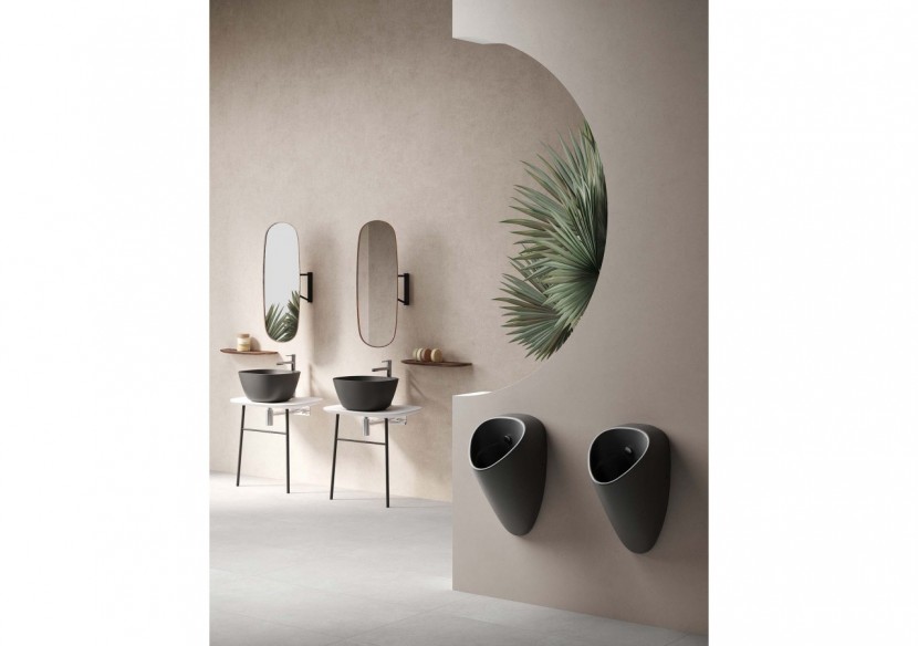 Plural console murale basse pour vasque, Edelweiss, 68,5 cm - 62561 - Vitra