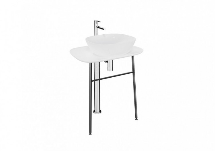 Plural console en îlot haute pour vasque, Edelweiss, 68,5 cm - 64055 - Vitra