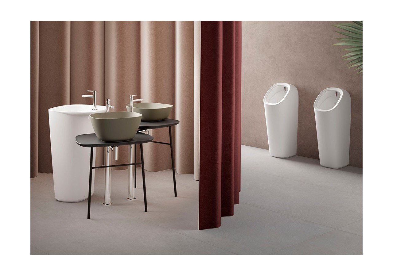 Plural console en îlot haute pour vasque, noir mat, 68,5 cm - 64056 - Vitra