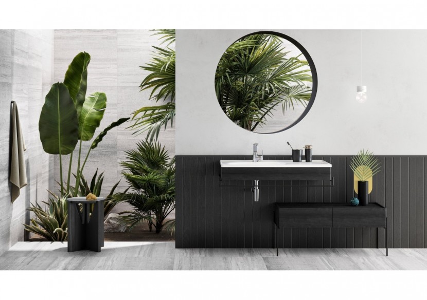 Equal armoire basse, 100 cm, chêne noir structure - 64111 - Vitra Equal armoire basse, 100 cm, chêne noir structure - 64111 - Vitra
