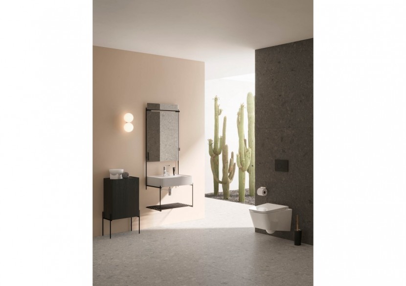 Equal armoire mi-haute, 45 cm, chêne noir structure, gauche - 64116 - Vitra Equal armoire mi-haute, 45 cm, chêne noir structure, gauche - 64116 - Vitra