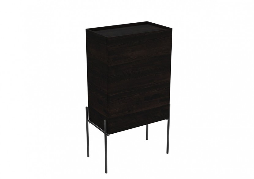 Equal armoire mi-haute, 45 cm, orme, droite - 64119 - Vitra