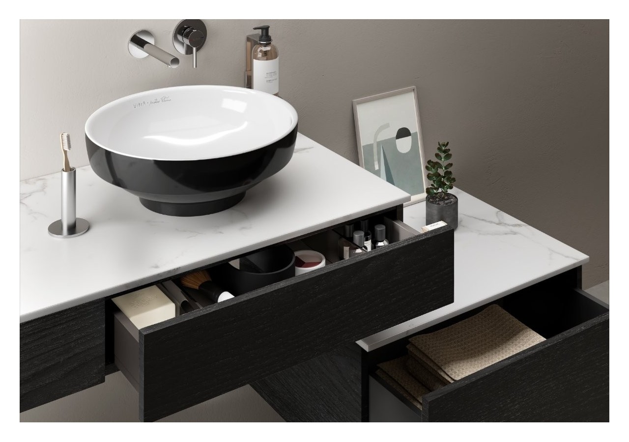 Origin module complémentaire avec tiroir, 60 cm, chêne noir structure - 65698 - Vitra