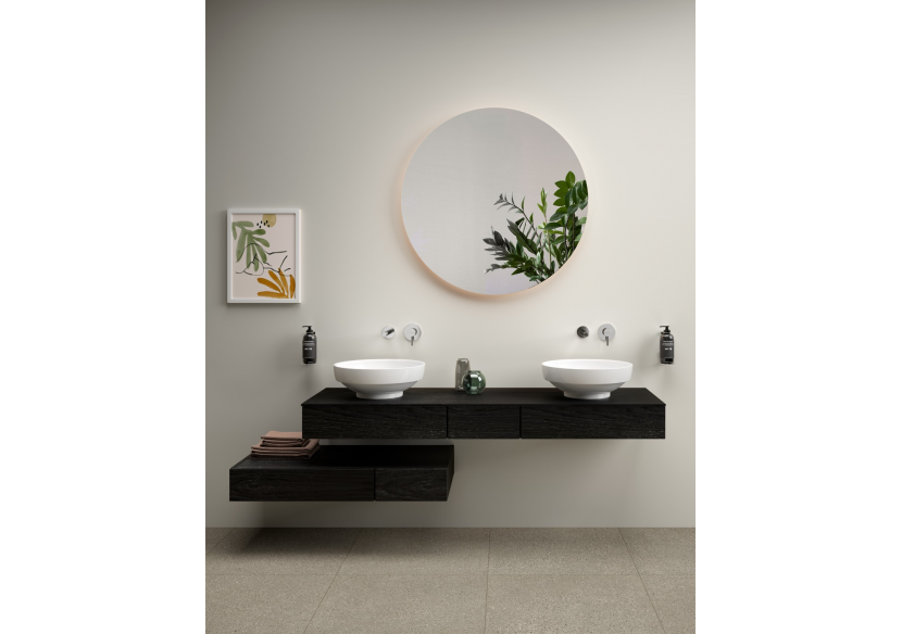 Origin module complémentaire avec tiroir, 90 cm, chêne noir structure, gauche - 65701 - Vitra