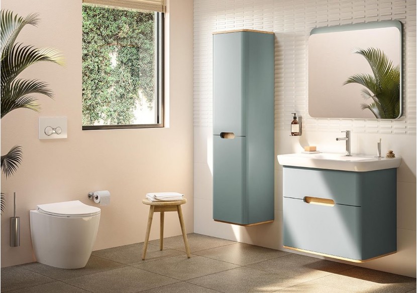 Sento colonne,40cm, vert fjord mat, 2 portes, charnière à gauche - 65894 - Vitra