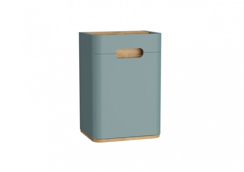 Sento armoire mi-haute,40cm, vert fjord mat, 1 porte, charnière à droite - 65899 - Vitra