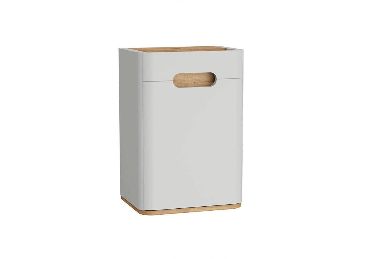 Sento armoire mi-haute,40cm, gris clair mat, 1 porte, charnière à gauche - 66010 - Vitra