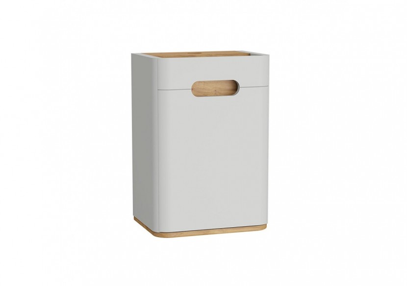 Sento armoire mi-haute,40cm, gris clair mat, 1 porte, charnière à gauche - 66010 - Vitra