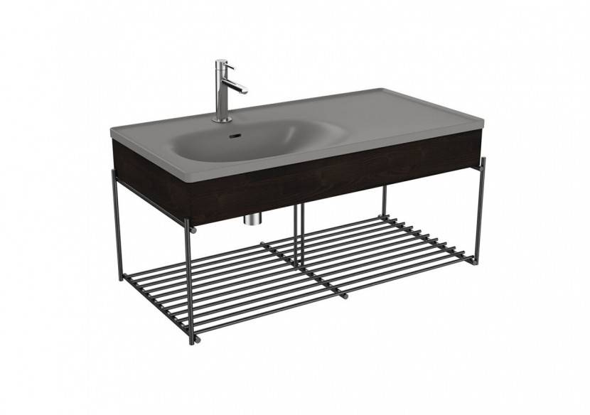 Equal plan céram. asym.,pann.en bois,étagère,gris pierre m.& orme,100 cm - 66061 - Vitra Equal plan céram. asym.,pann.en bois,étagère,gris pierre m.& orme,100 cm - 66061 - Vitra