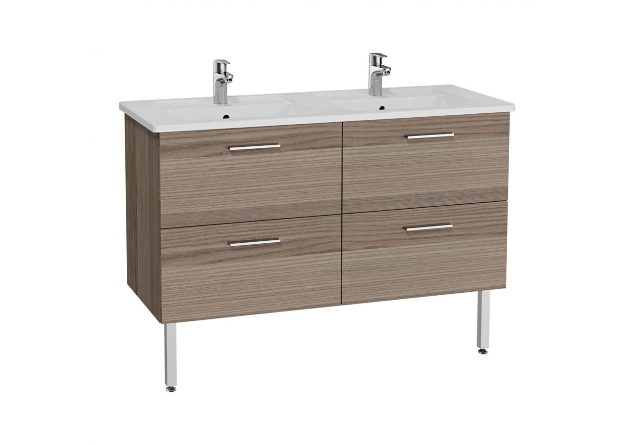 MIA set de meuble, avec 4 tiroirs, sans miroir+éclairage, cordoba, 120 cm - 66079 - Vitra