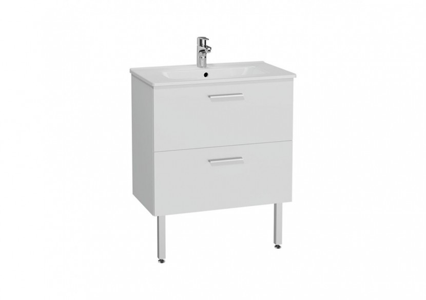 MIA set de meuble, avec 2 tiroirs, sans miroir+éclairage, blanc, 70 cm - 66103 - Vitra MIA set de meuble, avec 2 tiroirs, sans miroir+éclairage, blanc, 70 cm - 66103 - Vitra