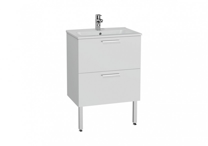 MIA set de meuble, avec 2 tiroirs, sans miroir+éclairage, blanc, 60 cm - 66106 - Vitra MIA set de meuble, avec 2 tiroirs, sans miroir+éclairage, blanc, 60 cm - 66106 - Vitra