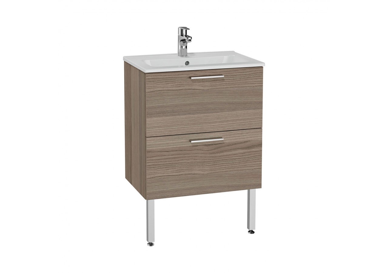 MIA set de meuble, avec 2 tiroirs, sans miroir+éclairage, cordoba, 60 cm - 66107 - Vitra