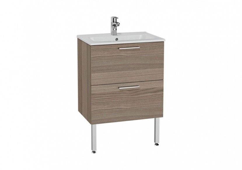 MIA set de meuble, avec 2 tiroirs, sans miroir+éclairage, cordoba, 60 cm - 66107 - Vitra MIA set de meuble, avec 2 tiroirs, sans miroir+éclairage, cordoba, 60 cm - 66107 - Vitra