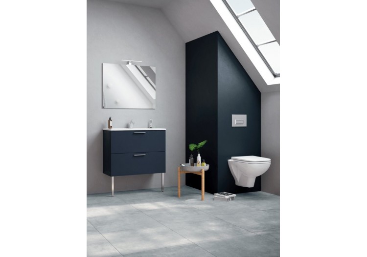 MIA set de meuble, avec 2 tiroirs, sans miroir+éclairage, anthracite, 60 cm - 66108 - Vitra 2