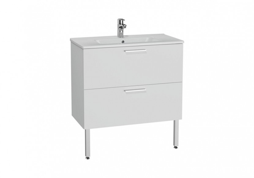 MIA set de meuble, avec 2 tiroirs, sans miroir+éclairage, blanc, 80 cm - 66109 - Vitra MIA set de meuble, avec 2 tiroirs, sans miroir+éclairage, blanc, 80 cm - 66109 - Vitra