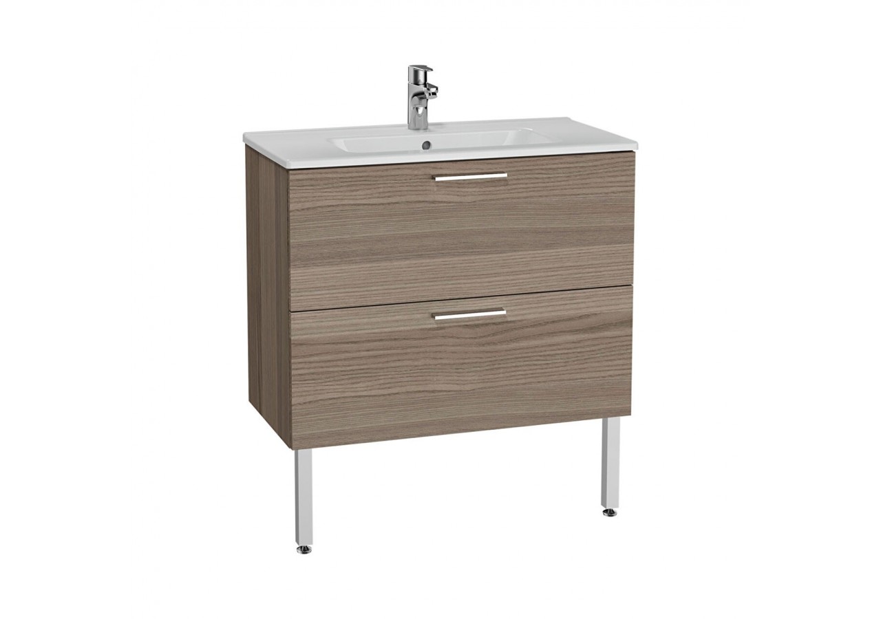 MIA set de meuble, avec 2 tiroirs, sans miroir+éclairage, cordoba, 80 cm - 66110 - Vitra