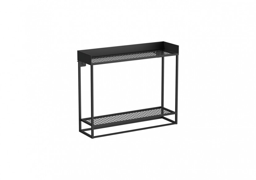 ArchiPlan Étagère double, 45 cm, Métal noir - 66606 - Vitra ArchiPlan Étagère double, 45 cm, Métal noir - 66606 - Vitra