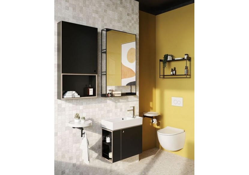 ArchiPlan Étagère double, 45 cm, Métal noir - 66606 - Vitra ArchiPlan Étagère double, 45 cm, Métal noir - 66606 - Vitra