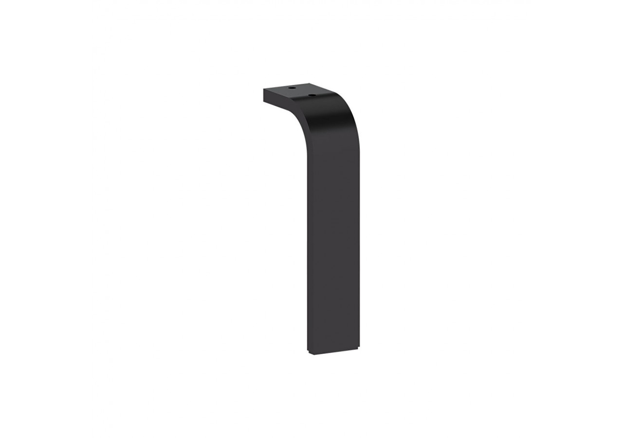 Root pieds meuble 2 tiroirs 180 mm, noir mat